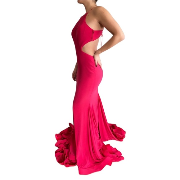 Jovani Evening Gown Fuschia - Picture 2 of 3